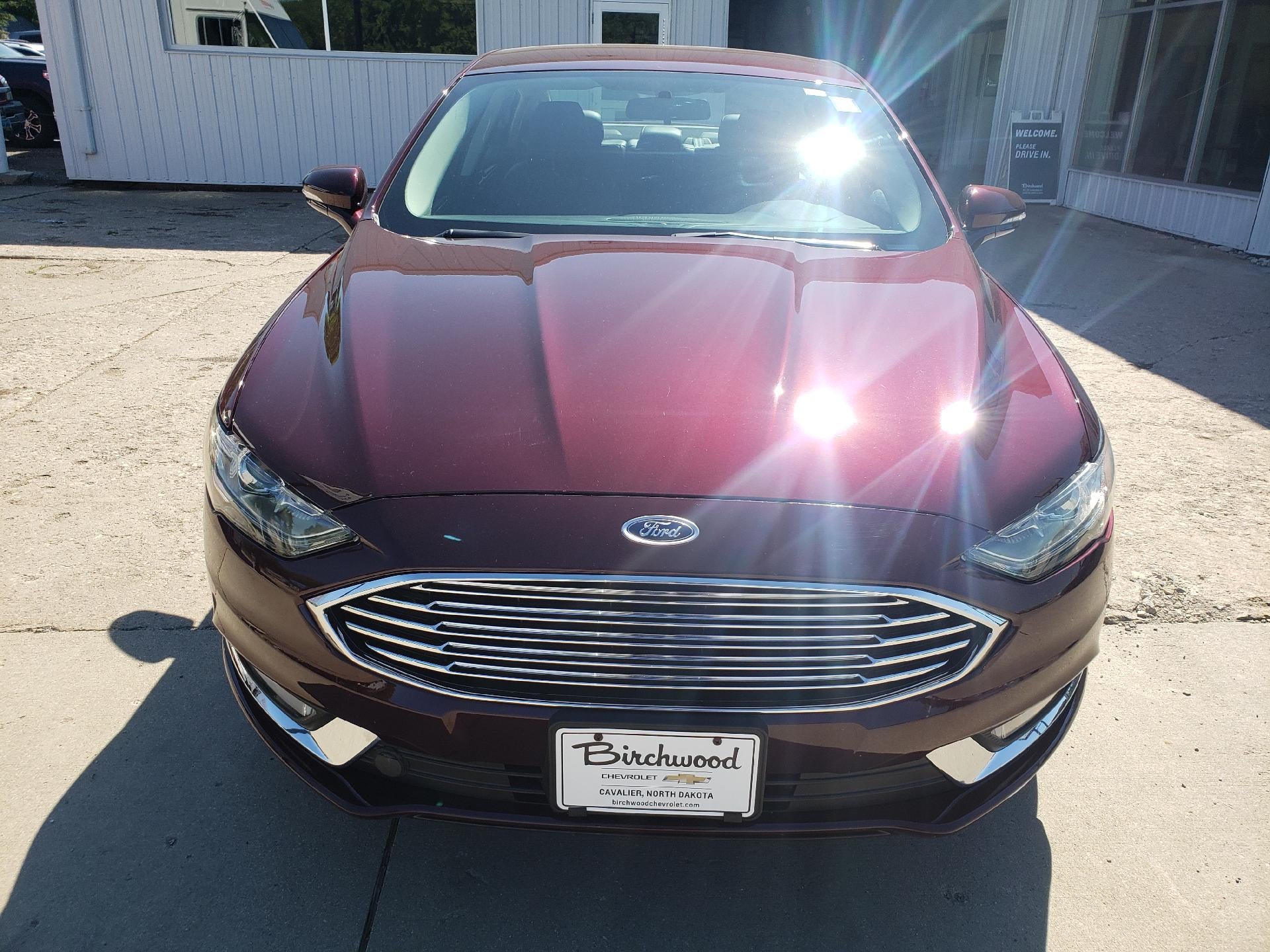 Used 2017 Ford Fusion SE with VIN 3FA6P0H98HR264514 for sale in Cavalier, ND